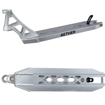 Striker Aether Trick Tret Roller Stunt Scooter Leggero Park Deck Argento 47cm - Immagine 1 di 4