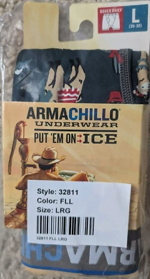 Трусы мужские Duluth Trading Armachillo боксерские размер L (36-38) рождественские ламы - Изображение 1 из 4