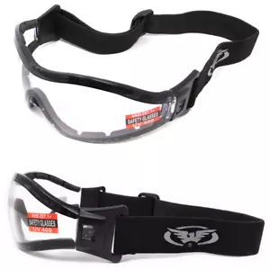 Global Vision Z-33 Clear Category 0 UV400 Equestrian Jockey Horse Riding Goggles - Picture 1 of 8