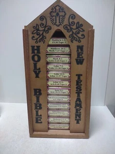 New Testament Holy Bible 12 Audio Cassette Tapes King James Version A. Scourby - Picture 1 of 8