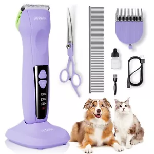 Professional Dog Clippers for Grooming, Low Noise Electric Quiet Dog Grooming... - Picture 1 of 8