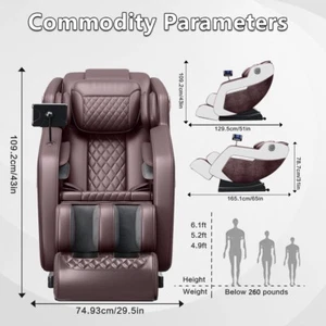 Massage Chair, Full Body Zero Gravity Recliner, Foot and Air Massage System - Picture 1 of 7
