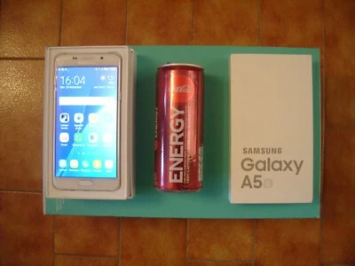 Samsung Galaxy A5   2016 - 16 Go - Blanc  (débloqué  tout  opérateur )  - Photo 1/4