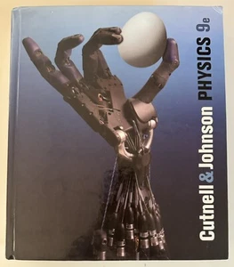 Physics by Cutnell & Johnson 9th Edition Hardcover Book - Picture 1 of 13