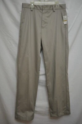 New With Tags Izod Mens Slim Fit Chino Cotton Dress Pants, Khaki 29W X 30L - Image 1 of 4