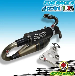 MARMITTA POLINI FOR RACE 4 MINARELLI ORIZZONTALE 2000297 YAMAHA MBK APRILIA - Foto 1 di 1