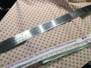 Quilting Fabric Material 2 yards + 32” continuous yards Pink Beige Textiles T2 - Picture 1 of 3