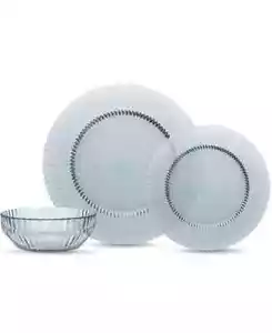 Fortessa Archie 12 Pc. Glass Dinnerware Set, Service for 4 in Dusk Color - NEW - Picture 1 of 1