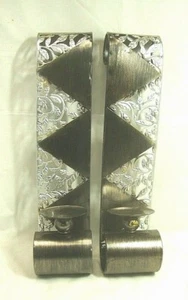 Regallösung Wandleuchter Metall Kerzenhalter 2er Set - Bild 1 von 4