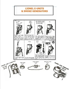Lionel e-Units & Smoke Unit Service Info & Teilenummern - Bild 1 von 1