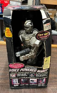 Vintage 1993 Royal Condor Electronic Voice Powered Robot Toy In Orig Box - Picture 1 of 7