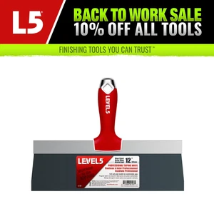 Cuchillo de cinta para paneles de yeso LEVEL5 acero azul 12" | alto grado | envío gratuito | 5-127 - Imagen 1 de 5