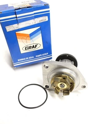 Saab 900 9000 9-5 2.5l 3.0l Engine Water Pump Graf 5958061 PA637 - Image 1 of 4