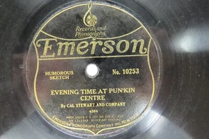 Cal Stewart - EMERSON 10253 - Evening Time At Pun'kin Centre & Wedding Of - Imagen 1 de 2