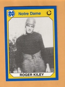 Tarjeta irlandesa Roger Kiley Notre Dame 1990 #193 Chicago Cardinals 1V - Imagen 1 de 2
