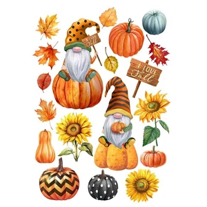 Fall Gnomes Premium Window Clings by Briarwood Lane - Picture 1 of 7