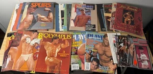 HUGE! Vintage Gay Interest Nude Male Magazine LOT Spurs Colt Fox Hunt Jim French - Picture 1 of 15