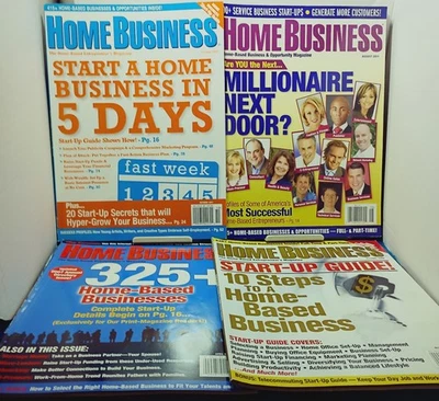 Lot of 4 Home Business Magazines Oct 2006, April & Oct 2007, August 2011 - Image 1 of 4