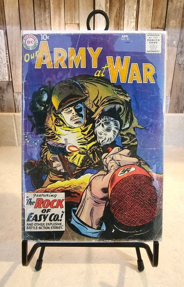 Our Army At War 81 🫡Key Issue🫡 SGT Rock Prototype 1959 DC Comics Silver Age - Image 1 of 1