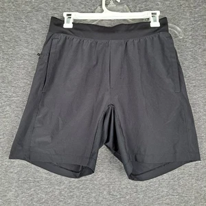 Lululemon T.H.E. Short 7" lm7y66s Men's Yoga Shorts Medium Black Athletic M - Picture 1 of 11