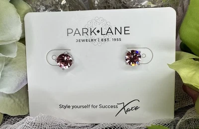 Park Lane’s Baby Pink Impression Earrings! Brand New 3 Carats Of CZ’s - Image 1 of 3