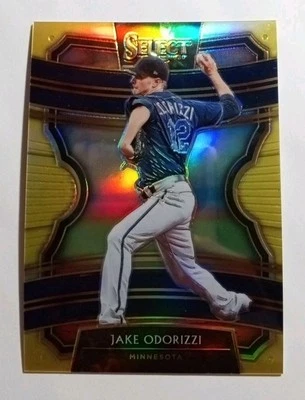2020 20 Panini Select Jake Odorizzi Minnesota Twins # 68 Gold Prizm 05/10 - Image 1 of 2