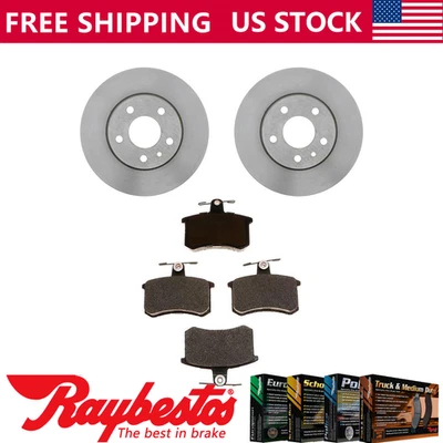 Задние тормозные диски + металлические тормозные колодки и оборудование для 1991-1995 Alfa Romeo 164 - Изображение 1 из 4