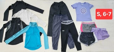 LOTE 11 NIÑAS S 6 7 8 Atléticas NIKE UNDER ARMOUR Columbia REI Prendas para el torso Pantalones de Senderismo Foto 1 de 4