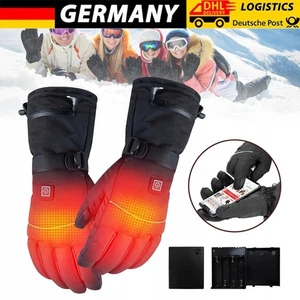 Guantes eléctricos calefactables invierno cálidos guantes de moto DHL - Imagen 1 de 11
