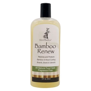 Protector de bambú natural Island Bamboo Renew para tablas de cortar, 12 onzas - Imagen 1 de 2