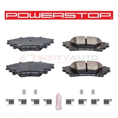 PowerStop Rear Disc Brake Pad & Hardware Kit for 2016 Lexus GS200t 2.0L L4 - ig — 第 1/4 张图片