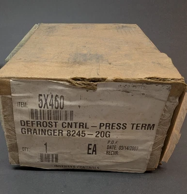 Defrost Control Press Term Grainger 8245-20G #5X460 - Image 1 of 4