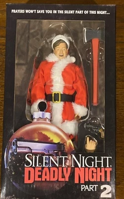 Boneco Silent Night Deadly Night Parte 2 Ricky NECA Scream Factory NOVO EM FOLHA - Imagem 1 de 2