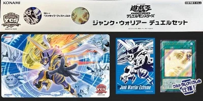 Yu-Gi-Oh! Tarjeta Oficial Junk Warrior Duelset YCSJ 2025 Nagoya Playmat Funda Foto 1 de 2