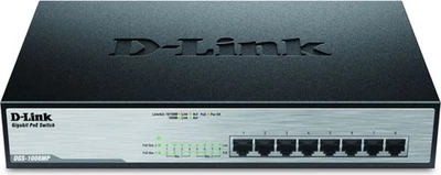 DLink Deutschland 8-Port Layer2 DGS-1008MP Switch 8-Port - Bild 1 von 4