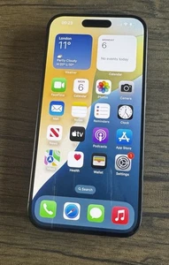 Apple iPhone 15 Pro 128GB Black  Unlocked Excellent Condition​ 88% battery life - Picture 1 of 17