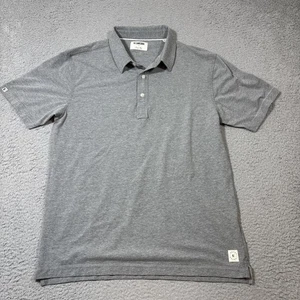 Camisa Polo Linksoul Para Hombre M Mediana Gris Claro Lujo Algodón Tempus Fugit - Imagen 1 de 8