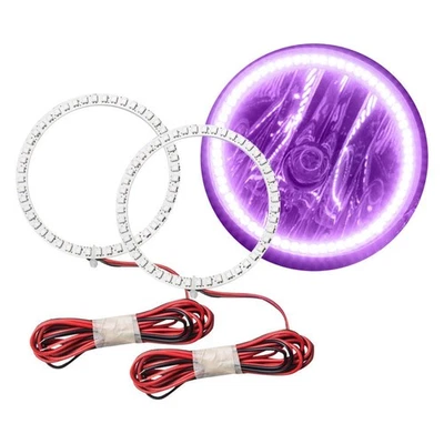 LED Fog Lights Halo Ring Lights UV/Purple For 2001-2004 Nissan Frontier Foto 1 de 4