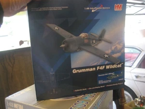 HobbyMaster 1:48 Grumman F4F Wildcat - HA8906 New  runyon vf6 1942 enterprise - Picture 1 of 2