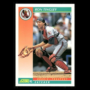 Tarjeta de béisbol Ron Tingley #757 1992 Score California Angels MLB - Imagen 1 de 3