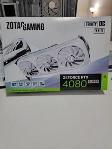 ZOTAC Gaming NVIDIA GeForce RTX 4080 Super Trinity OC 16GB White Graphics Card - Picture 1 of 10