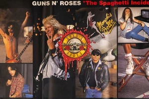 GUNS N’ ROSES Poster The Spaghetti Incident USA NUR PROMO Orig. M- Selten - Bild 1 von 7