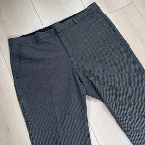 Banana Republic Ryan Damenhose Größe 14 Schwarz Weiß Hahnentritt Karriere Freizeit - Bild 1 von 8