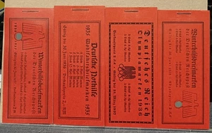 Deutsches Reich 1935-38  - MH Olympiade, Trachten, Winterhilfwerk - Bild 1 von 1