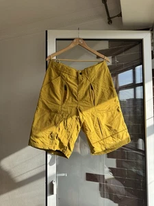 VTG Oakley Software Shorts Men's Large Blue Cargo Y2K Zip Nylon Baggy Liner - Picture 1 of 15