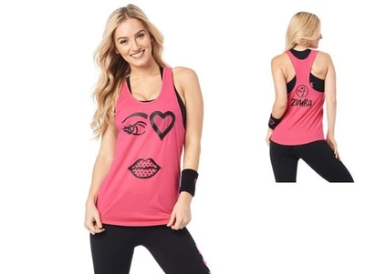 Tanque suelto Zumba Only Have Eyes for Zumba - Rosa baya ~ L XL XXL ~ ¡Nuevo! Foto 1 de 4
