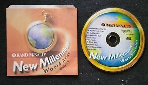Rand McNally New Millennium World Atlas Deluxe CD-ROM Windows 95/98/NT 1998