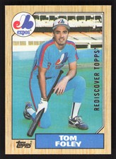 2017 Topps Rediscover Topps Bronze Stamp Tom Foley #78 Montreal Expos