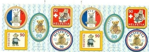 ORSETTI - TEDDY BEARS SWITZERLAND 2002 booklet self-adhesive - Bild 1 von 1