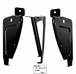 1962 Chevy Impala Radiator Grille Support Bracket 3 PCS Set EDP Steel Dynacorn - Picture 1 of 1